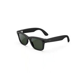 NWT META RAY-BAN WAYFARER GEN 1 MATTE BLACK/GREEN TRANSITION LENS